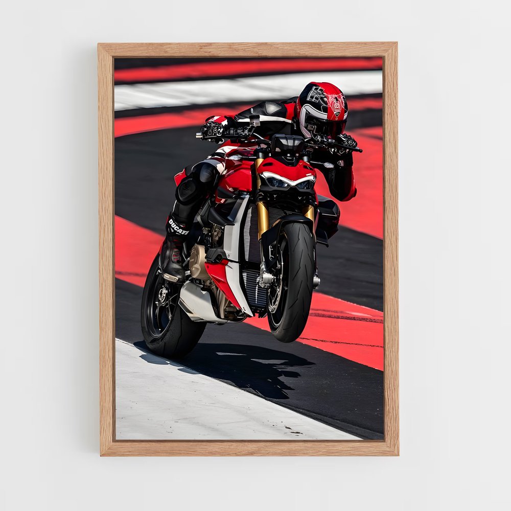 Poster Ride à Fond – affiche Ducati (vue 4)